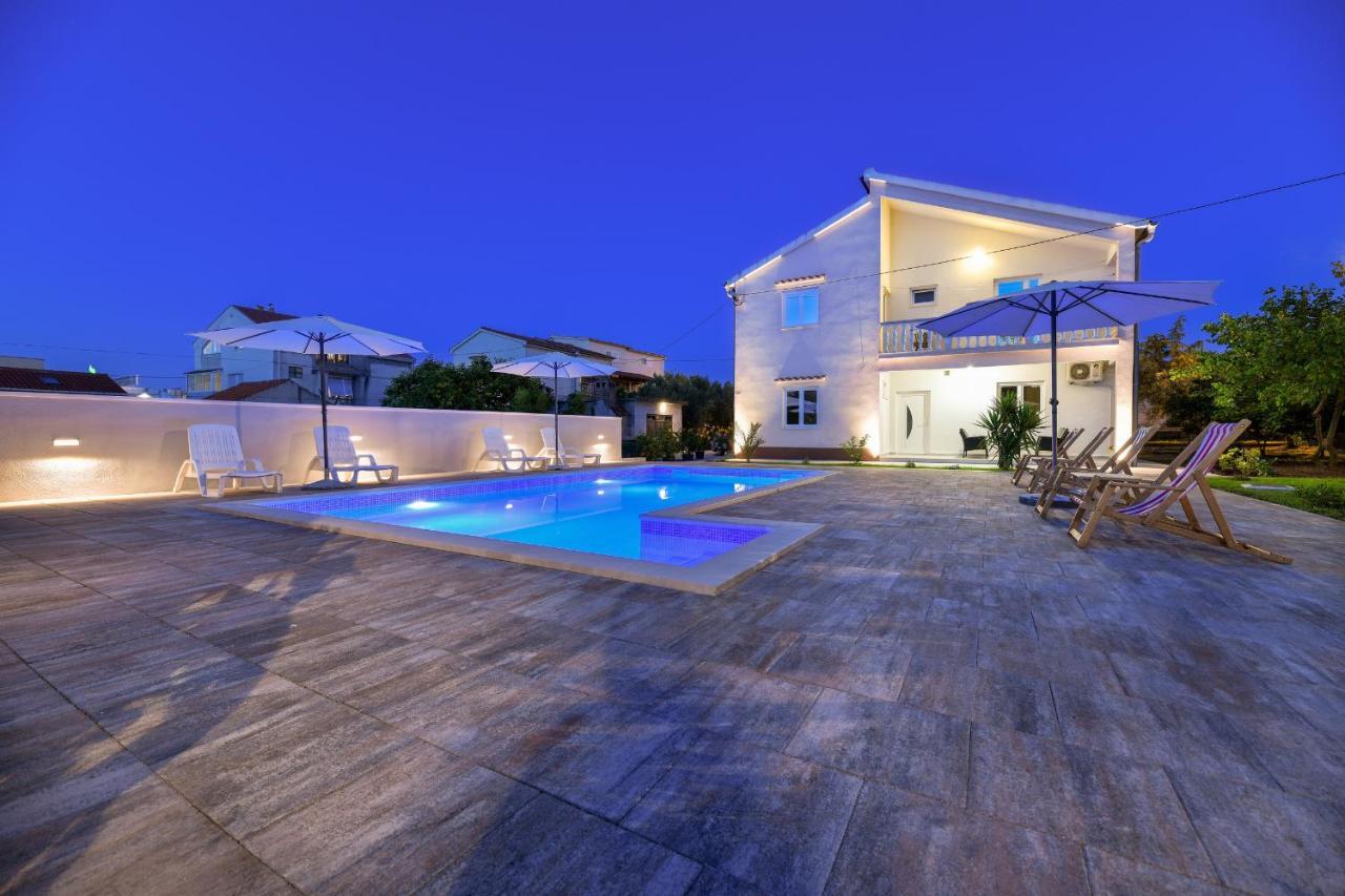 Pool House Luka Lägenhet Zadar Exteriör bild
