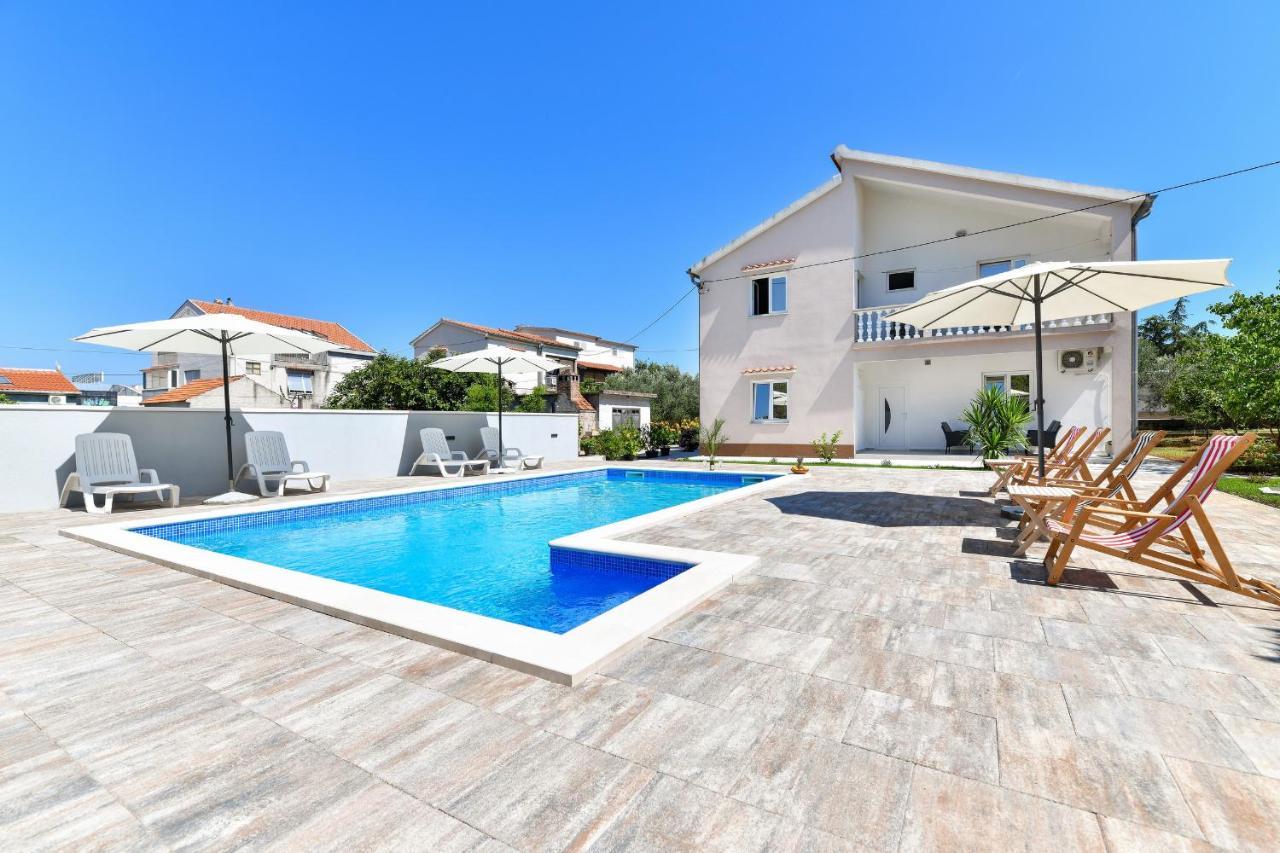 Pool House Luka Lägenhet Zadar Exteriör bild